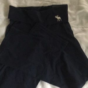 Navy bell bottom yoga pants